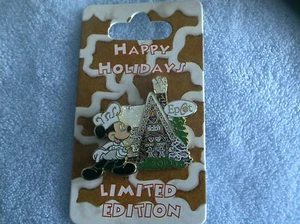 Disney Pin Epcot Lebkuchenhaus 2010 LE3000 Neu auf Karte - Bild 1 von 4
