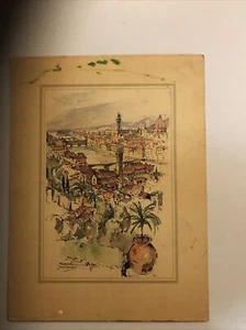 Jan Korthals Art Print “Florence” 16”x12” - Picture 1 of 5