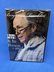 Benjamin Franklin LIVE In Person - ated DVD Greg Robin Smith New w/ Shelf Wear - Picture 1 of 4