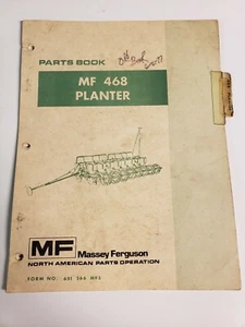 Massey Ferguson 468 Planter Original Parts Manual Catalog - Picture 1 of 5