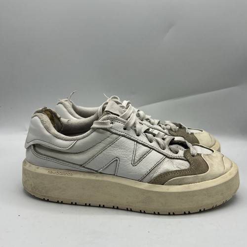 Scarpe da ginnastica New Balance CT302 da uomo taglia 6 5D bianche Moonbeam in pelle