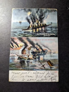 1907 USA Missing Stamp Postcard Cover Washington DC to Upper Town Quebec Canada - Picture 1 of 2