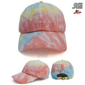 Batik neu Batik Baseballkappe unbedruckt verstellbar Herren Damen Tiedye Vater Mütze  - Bild 1 von 6