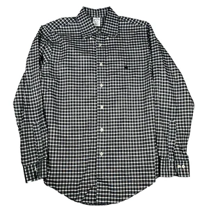 Brooks Brothers Long Sleeve Button Shirt Mens M Plaid Blue - Picture 1 of 9