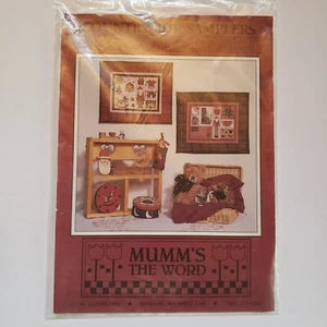 Mumm's the Word Countryside Samplers Quilt Ornament Box Pattern Wall Hanging  - Picture 1 of 4