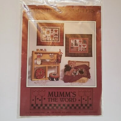 Mumm's the Word Muestreadores de Campo Edredón Adorno Caja Patrón Colgante de Pared  Foto 1 de 4