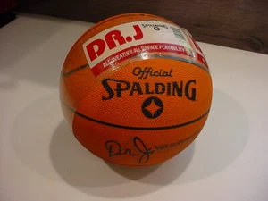 ultra-rare,UNUSED 1987? SPALDING DOCTOR J Julius Erving BASKETBALL w/ORIG SLEEVE - Picture 1 of 3