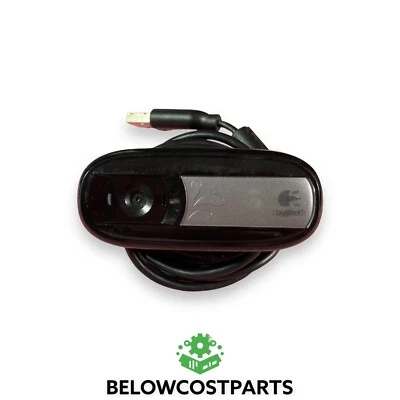 Logitech V-U002 Built In Microphone Black Self Standing Portable USB WebCam - Image 1 of 4