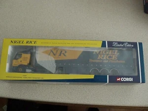 Corgi 1:50 Ltd Edn 75605 Renault Curtainside Nigel Rice Transport Ltd Unused - Picture 1 of 12
