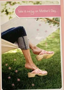 Hallmark Happy Mother’s Day Card “Take It Easy” Relaxing Summer Hammock - Picture 1 of 7