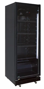 Getränkekühlschrank Gewerbekühlschrank 230l 1 Glastür 530x635x1442mm schwarz - Bild 1 von 1