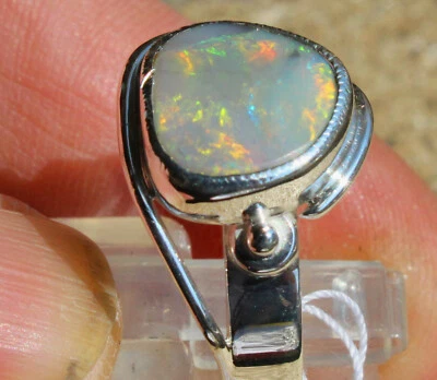 Dark Opal 3.3 Karat 950er Silberring Größe 17,8 mm - Bild 1 von 4