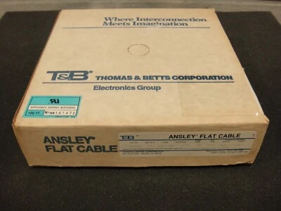 T&B Ansley Flat Cable 171-20 100' 28AWG new sealed pictured - Image 1 of 3