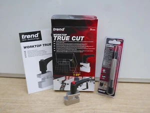TREND WORKTOP TRUE CUT ANGLE CUTTING ACCESSORY KWJ/OSD + OFFSET SCRIBE M/KWS01 - Picture 1 of 2