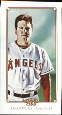 2010 Topps 206 Mini American Caramel Angels Baseball Card #232 Joe Saunders