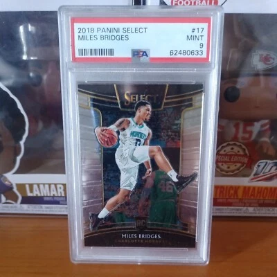 Miles Bridges 2018 Panini Select Base Psa 9 - Image 1 of 4