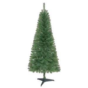 Holiday Time Non-Lit 6 Foot Wesley Pine Christmas Tree Green with Stand - Picture 1 of 7