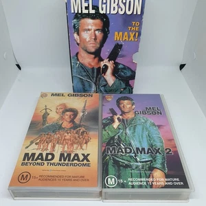 Mad Max VHS Box Set Mel Gibson to the Max! - Mad Max 2 & Thunderdome - Picture 1 of 10