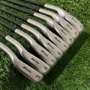 Lefty Mizuno ZEPHYR EG195 Iron Set 8pcs 3-8,Pw,Sw Flex 7 Original Carbon - Picture 1 of 8