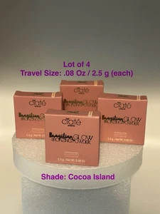 4x CIATE LONDON~Brazilian Glow Bronzing Powder in Cocoa Island~Travel Sz 0.08 oz - Picture 1 of 2
