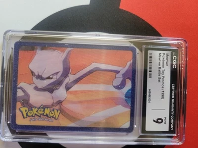Mewtwo Pokemon Toy Promo Card Hasbro Lenticular CGC 9 New Cert 1998 Battle Set - Image 1 of 3