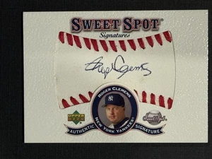 2001 Upper Deck Sweet Spot Signatures #S-RC Roger Clemens Auto - Bild 1 von 2