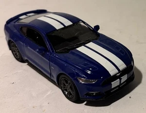 Ford Mustang GT 2015, azul - Kinsmart 5386DF - coche de juguete modelo diecast escala 1/38 - Imagen 1 de 2