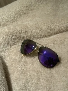 Auténticas gafas de sol Dior para mujer púrpura metálico espejado aviador 60/17/145 - Imagen 1 de 5