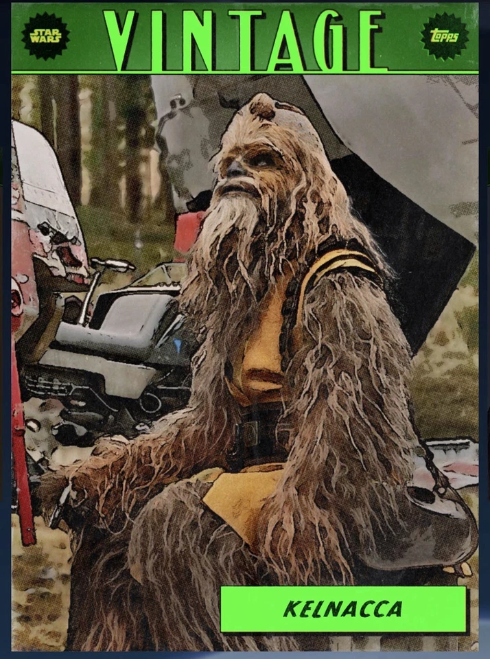 topps star wars card Trader KALNACCA  SR GREEN VINTAGE - Image 1 of 1