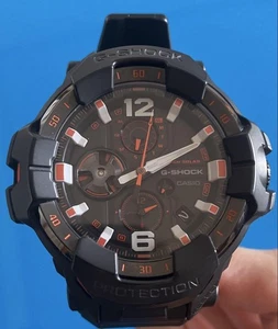 Casio G Shock GR-B300-1A4JF Gravitymaster Solar Bluetooth Black Orange body only - Picture 1 of 6