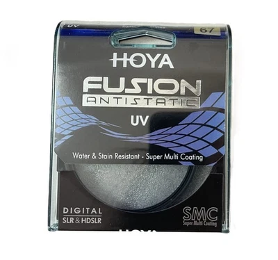 NEW HOYA FUSION ANTISTATIC UV Filter Polarizing/Polarizer Multi-Coating 67MM - Image 1 of 4