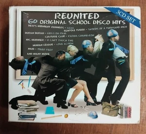 Reunited. 60 Original School Disco Hits. 3×CD Compilation With Slip Cover. - Picture 1 of 6