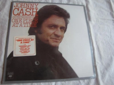 Sealed Mint Johnny Cash One Piece at a Time orig 1976 Columbia KC 34193 no cuts - Image 1 of 4