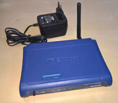 Trendnet TEW-432BRP Wireless G Router 54Mbps 4-Port 10/100 LAN, Firewall, WPA2 - Image 1 of 4