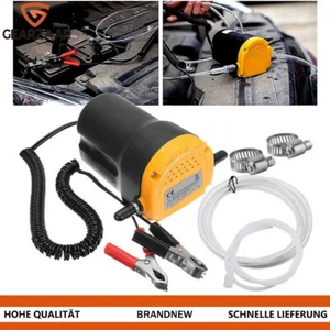 12V Öl Absaugpumpe + 2 Schlauch Umfüll Pumpe 60W Saugpumpe Benzin Diesel Urciaop - Bild 1 von 12