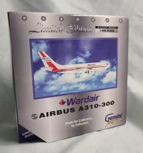 1:400 GEMINI JETS WARDAIR CANADA A310-300 C-GIWD 7018 GJWDA509 UNBENUTZT - Bild 1 von 12