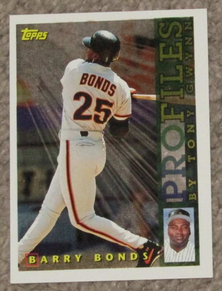 1996 Topps Profiles - SAN FRANCISCO GIANTS BARRY BONDS - MINT - FREE SHIPPING  - Image 1 of 1
