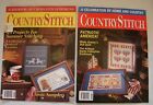 Lot Of 2 Country Stitch Patriotic Patterns Magazines Pb Ills Cross Stitch '90-91