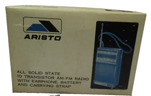 Aristo Solid State 10 Transistor Radio Original box Works - Picture 1 of 5