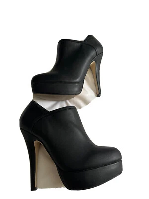 heels Black Booties - Image 1 of 4