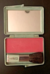 Vintage Clinique Young Face Powder Blusher .40 oz Lemon Rose 1980s Full Size - Picture 1 of 5