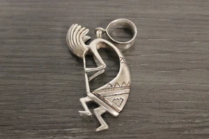 Indianer Kokopelli Navajo Sterlingsilber Anhänger 24,7 g - Bild 1 von 10