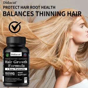 DHT Integratore Bloccante 120 Capsule Formula per la Crescita dei Capelli, Supporto Capelli - Foto 1 di 11