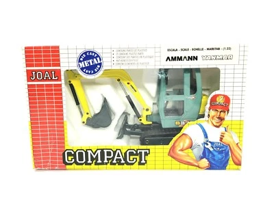 Ammann-Yanmar B37 Compact Excavator - Joal 1:32 Scale Diecast Model #193 New - Image 1 of 3