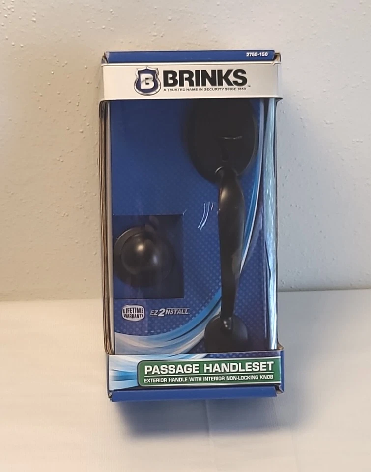 Brinks Passage Handleset Interior Ball Doorknob Tuscan Bronze Finish 2755-150