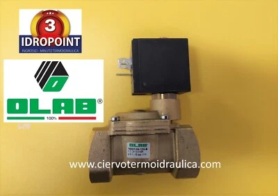 ELETTROVALVOLA OLAB 3/4 N.A. PER ACQUA BOBINA 220-230V 50-60HZ