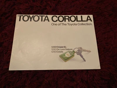 Toyota Corolla 1200 E20 Brochure 1971 to 1972 - UK Issue - Image 1 of 4