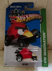 Hot Wheels ANGRY BIRDS RED Rojo BLISTER USA TV Series - Imagen 1 de 1