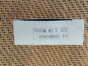 G4 18 SMD 5050 LED 12V (12-18V AC / 10-30V DC) 2.5W 200LM  WHITE BULB LIGHT ~25W - Picture 1 of 4