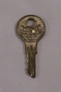 Vintage Slaymaker Key # C377 Antique Nickel Silver Plate Arts Crafts Collectible - Picture 1 of 2